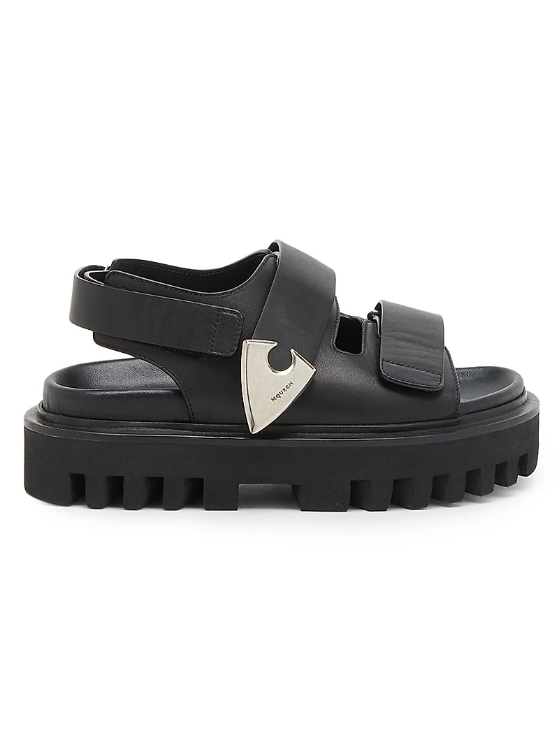 Platform Leather Sandals