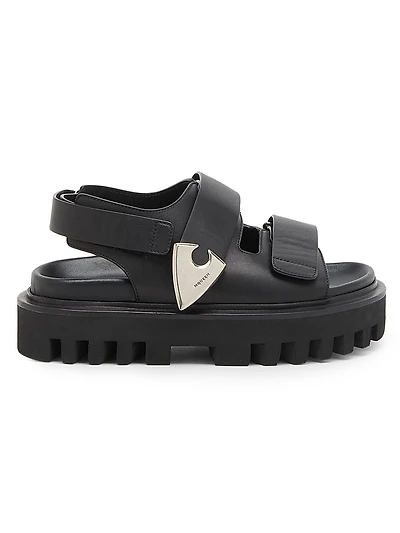 Platform Leather Sandals