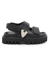 Platform Leather Sandals