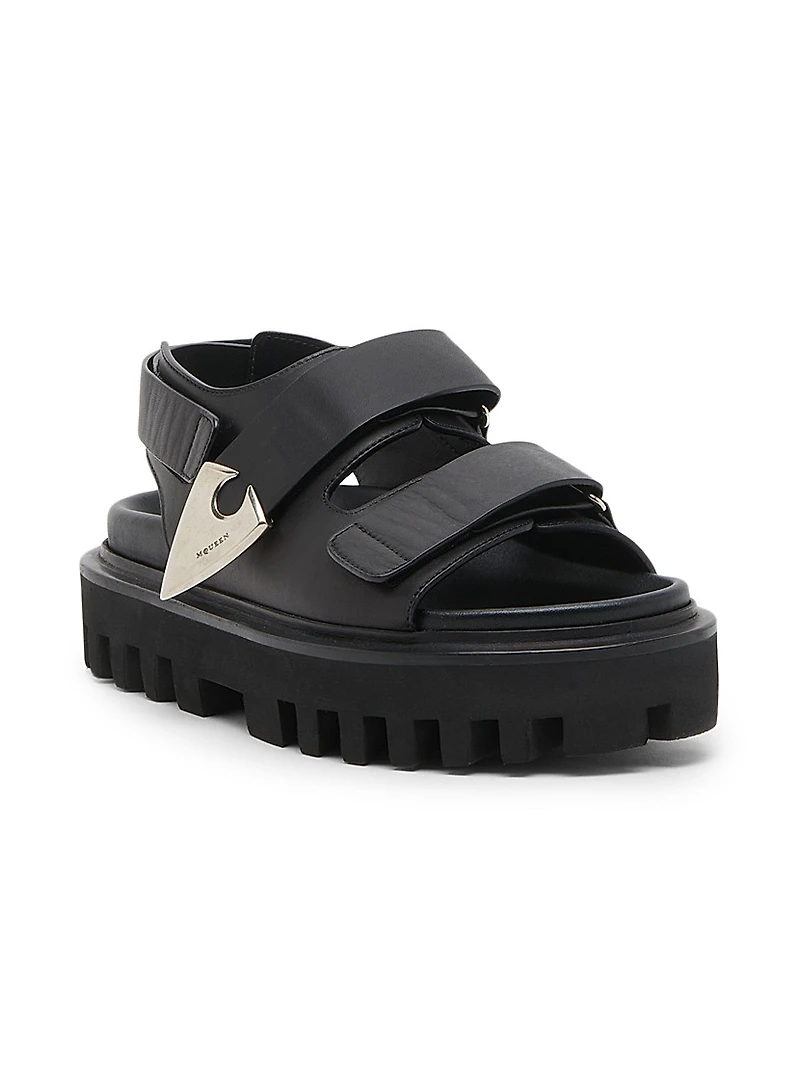 Platform Leather Sandals