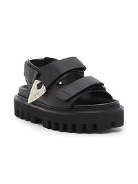 Platform Leather Sandals