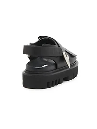 Platform Leather Sandals