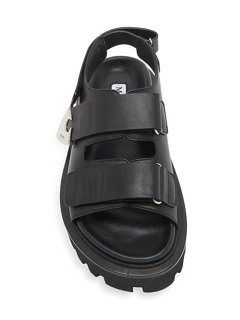 Platform Leather Sandals