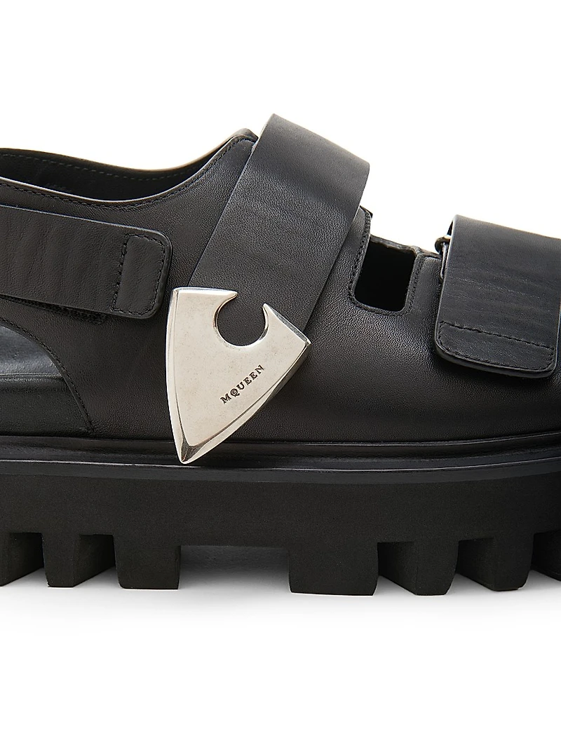 Platform Leather Sandals