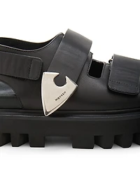 Platform Leather Sandals