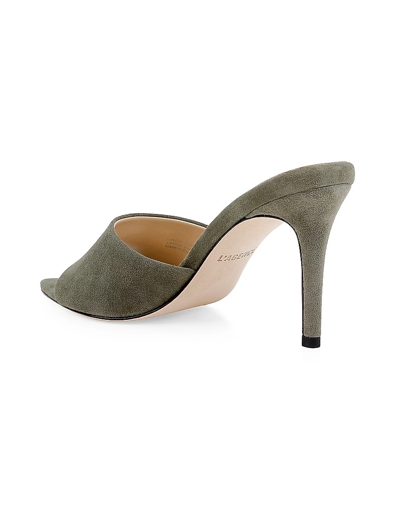 Lolita V 90MM Suede Mules