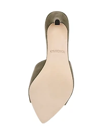 Lolita V 90MM Suede Mules