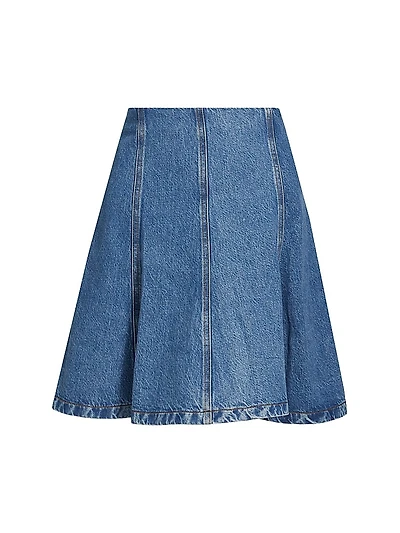 The Sway Denim Miniskirt