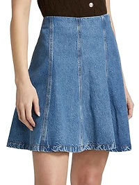 The Sway Denim Miniskirt