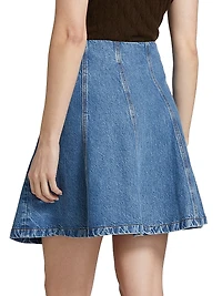 The Sway Denim Miniskirt