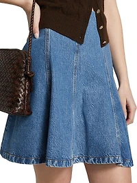 The Sway Denim Miniskirt