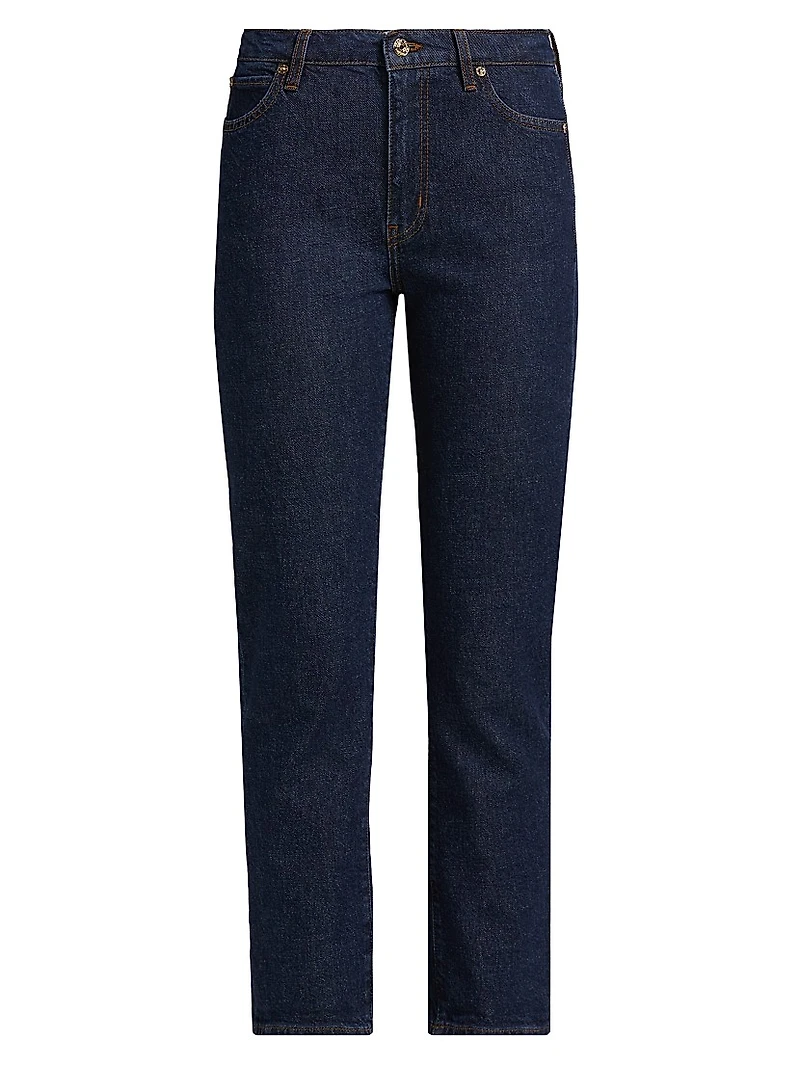 Borrowed Slim Mid-Rise Jeans