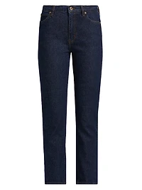 Borrowed Slim Mid-Rise Jeans