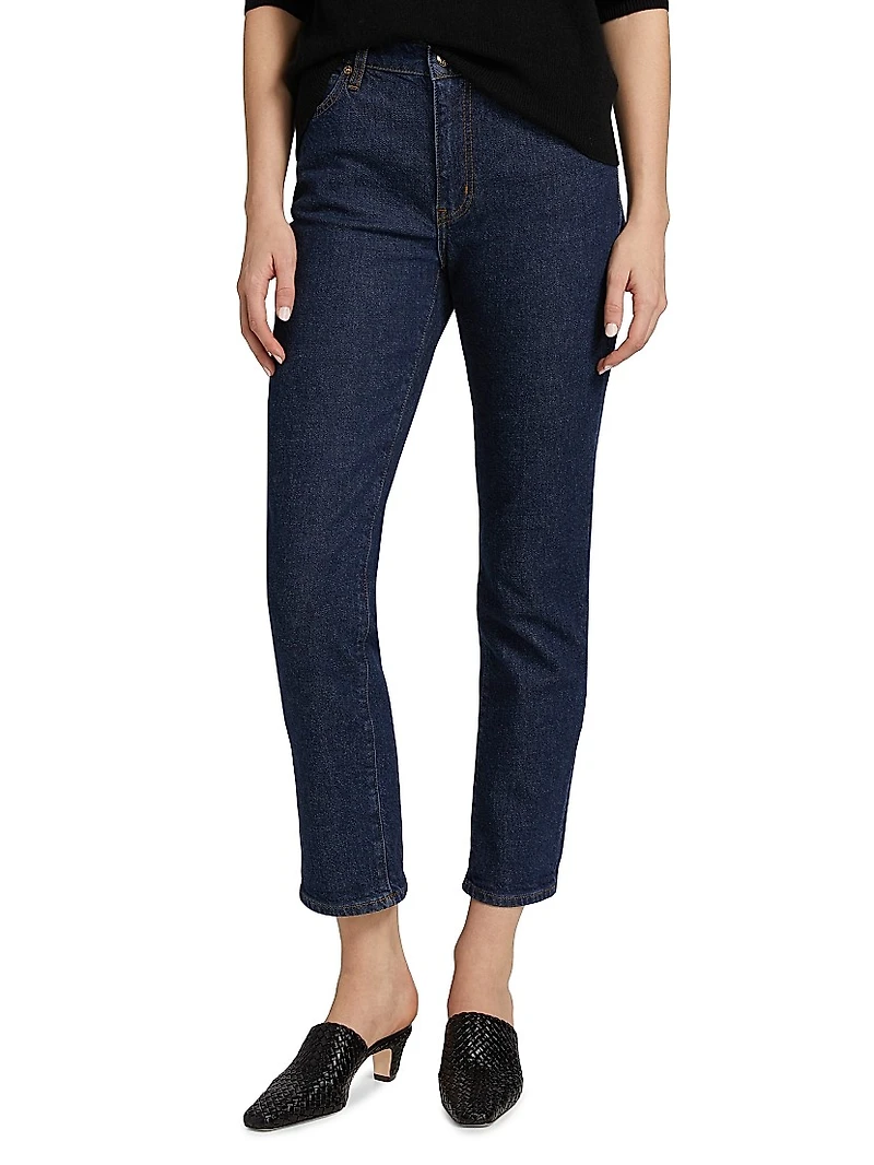 Borrowed Slim Mid-Rise Jeans