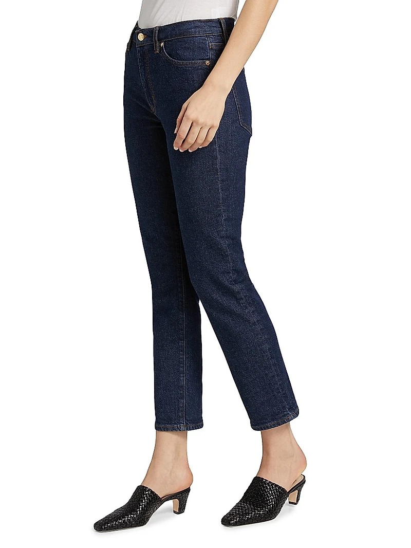 Borrowed Slim Mid-Rise Jeans