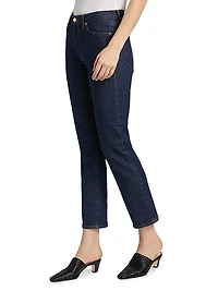 Borrowed Slim Mid-Rise Jeans