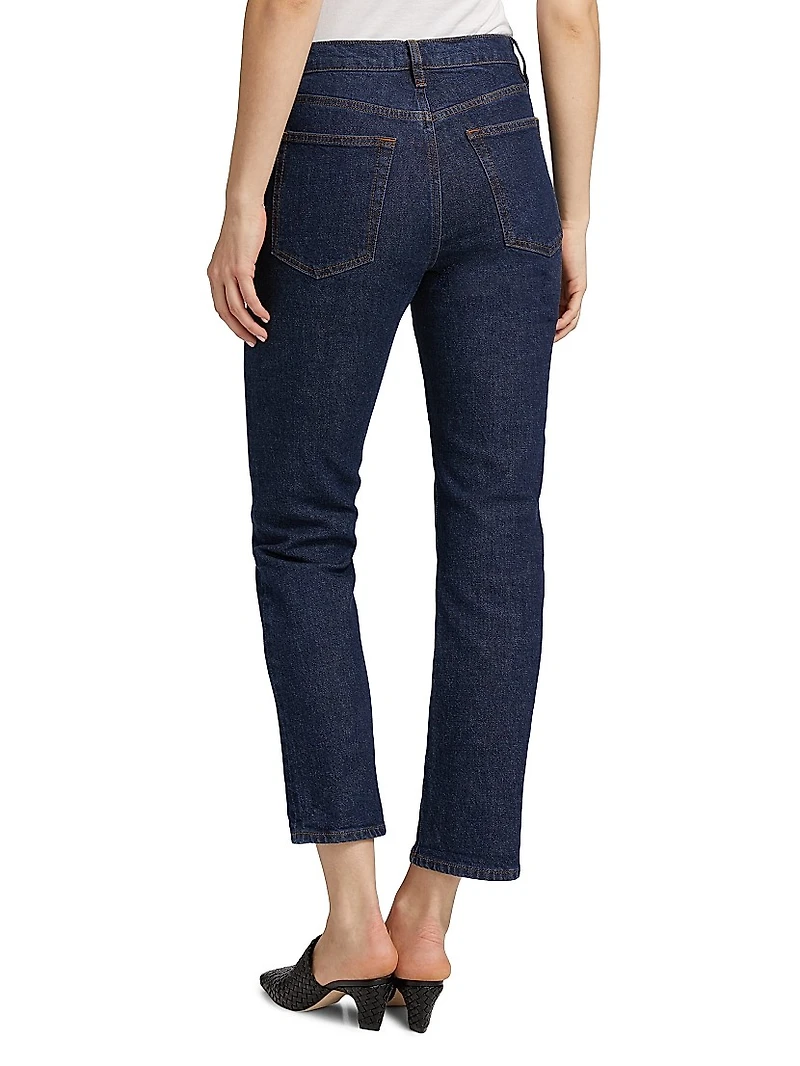 Borrowed Slim Mid-Rise Jeans