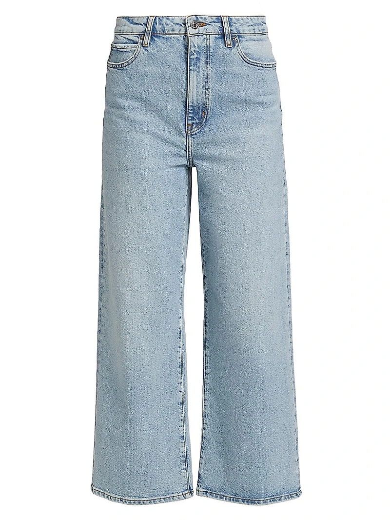 Wide Mid-Rise Jeans