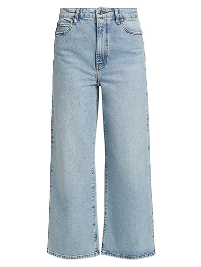 Wide Mid-Rise Jeans