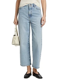 Wide Mid-Rise Jeans