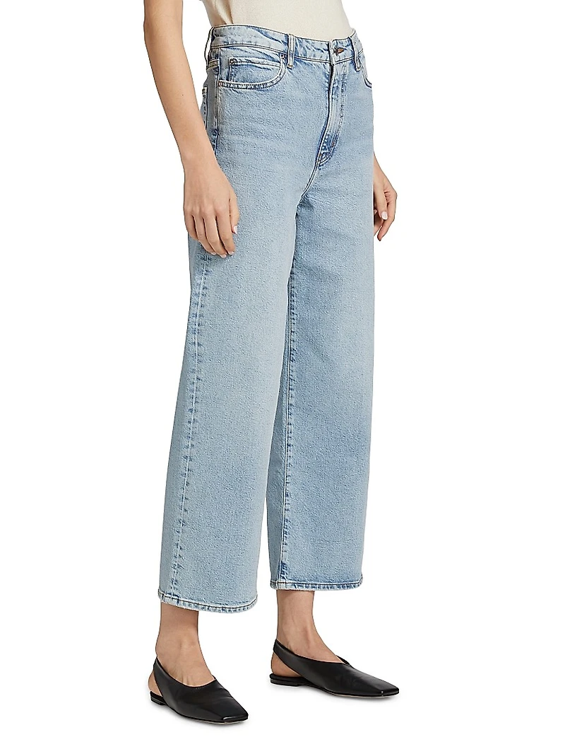 Wide Mid-Rise Jeans