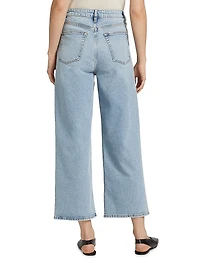 Wide Mid-Rise Jeans