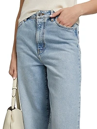 Wide Mid-Rise Jeans
