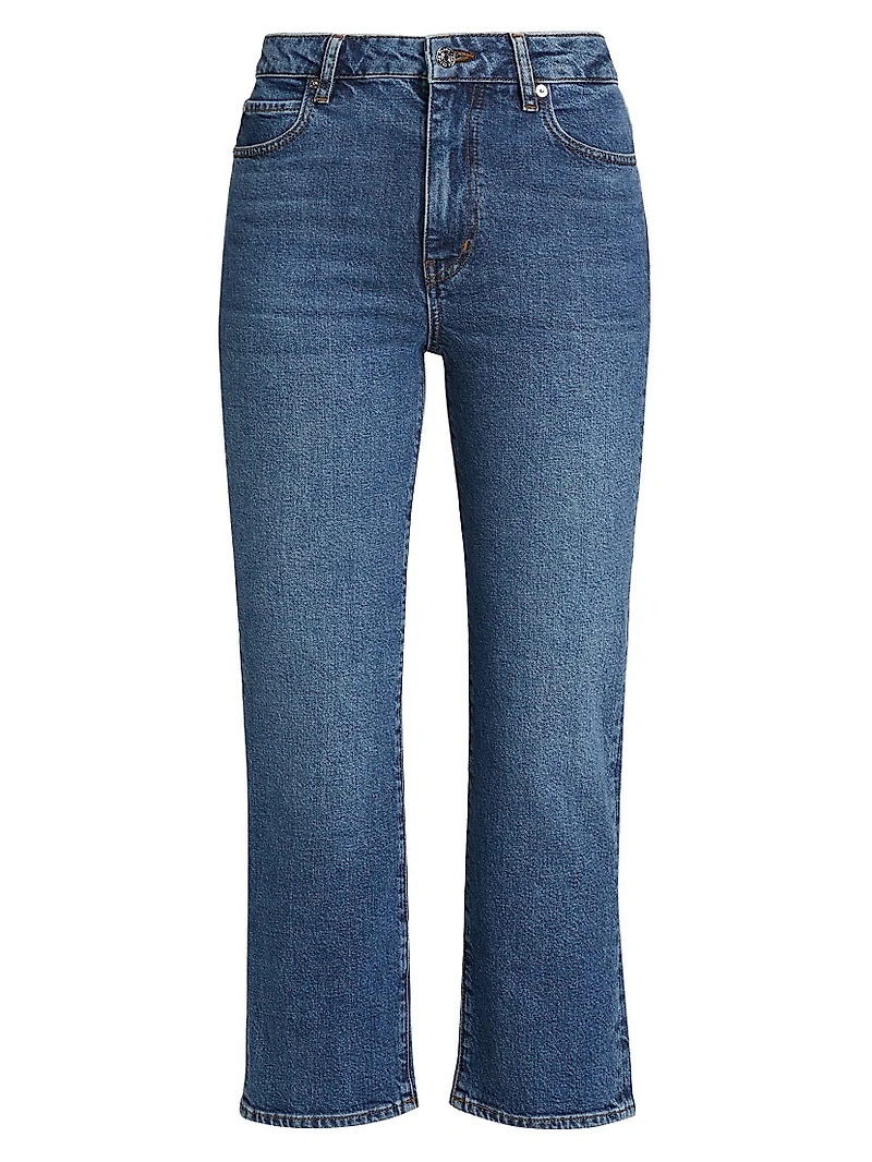 Ruler Crop Mid-Rise Jeans