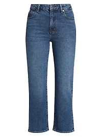 Ruler Crop Mid-Rise Jeans