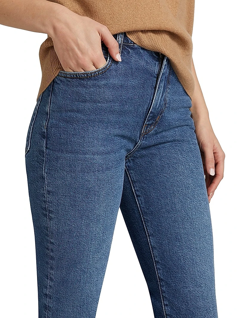 Ruler Crop Mid-Rise Jeans