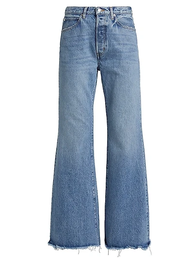 Lax Flare Mid-Rise Jeans