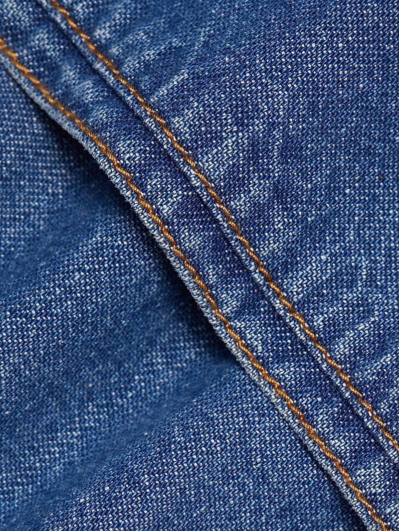 Fleet Denim Sailor-Collar Shirt