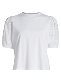 The Lace-Sleeve T-Shirt
