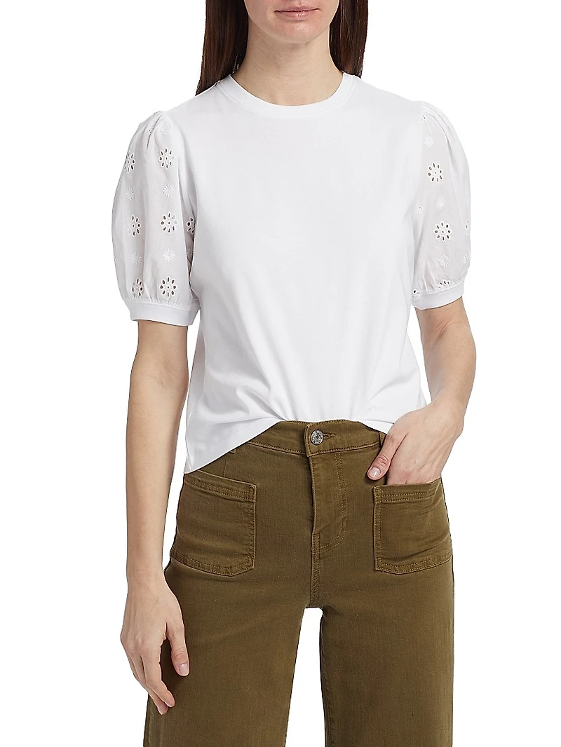 The Lace-Sleeve T-Shirt