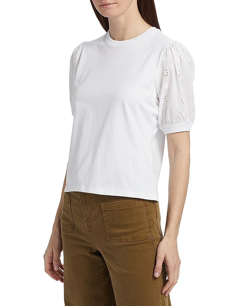 The Lace-Sleeve T-Shirt