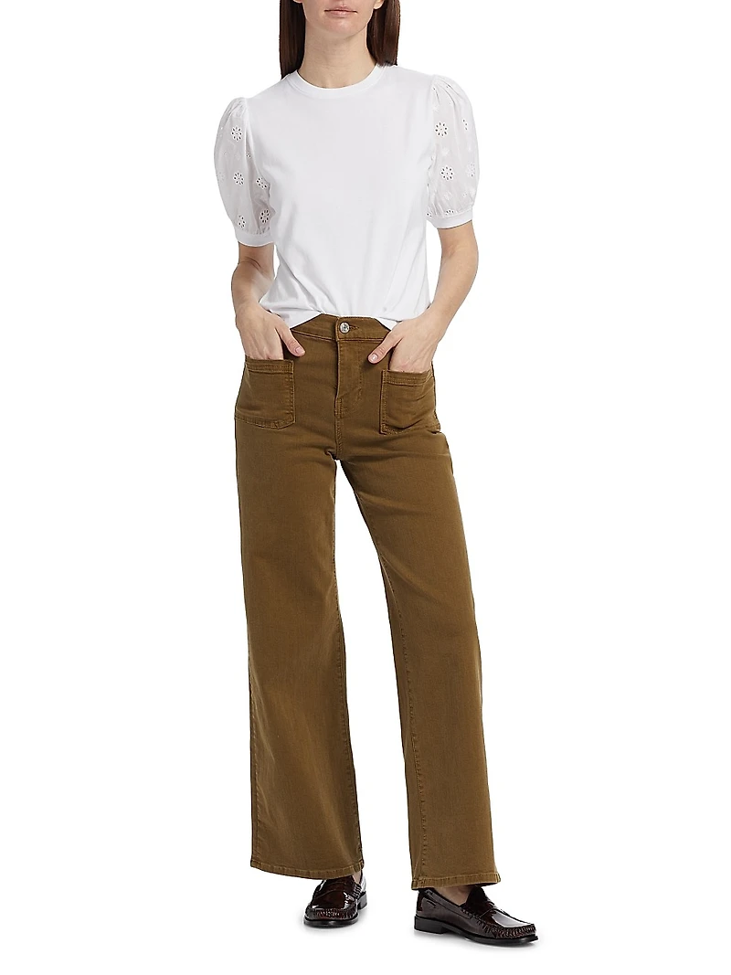 The Lace-Sleeve T-Shirt