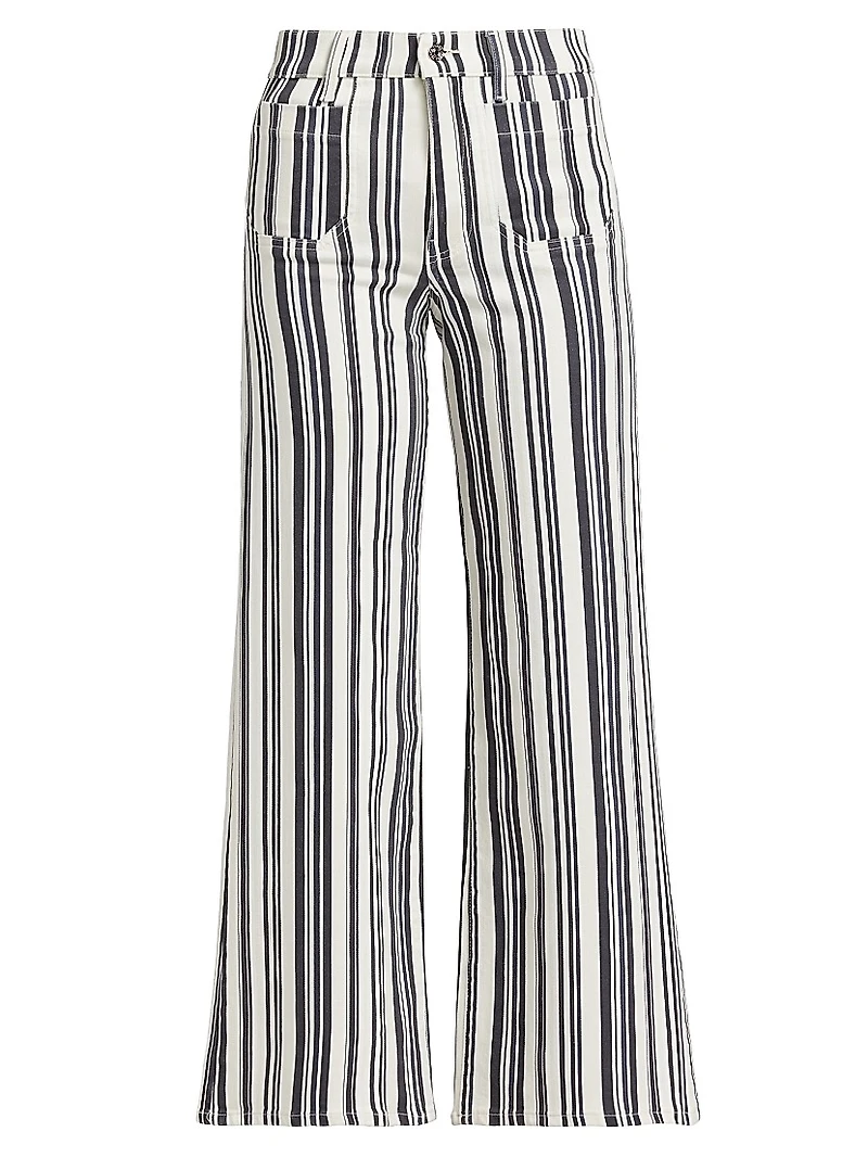 Le Slim High-Rise Palazzo Jeans