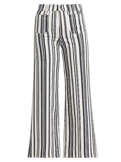 Le Slim High-Rise Palazzo Jeans