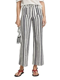 Le Slim High-Rise Palazzo Jeans