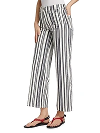 Le Slim High-Rise Palazzo Jeans