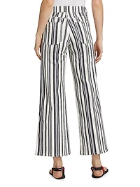 Le Slim High-Rise Palazzo Jeans