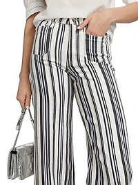 Le Slim High-Rise Palazzo Jeans