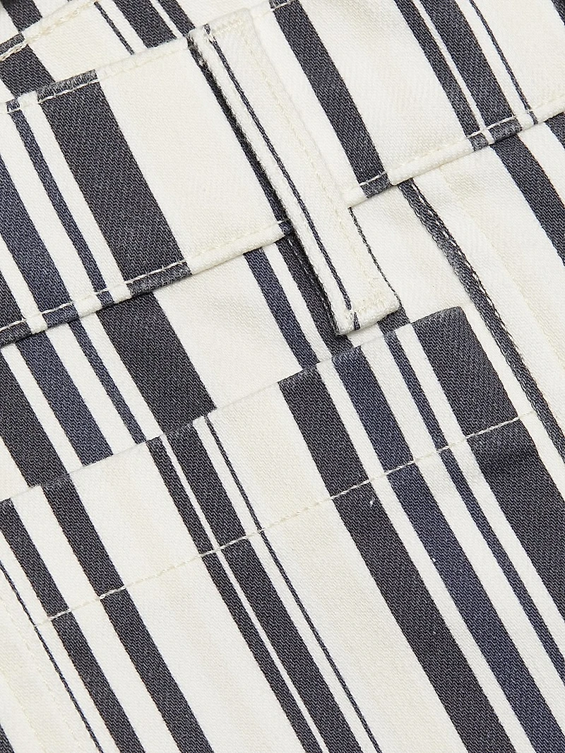 Le Slim High-Rise Palazzo Jeans