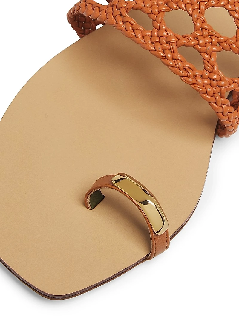 Mennia Capri Braided Sandals