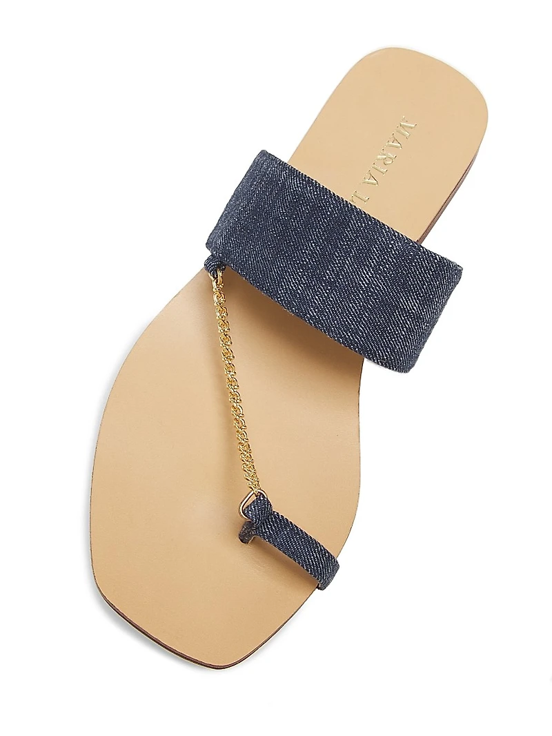 Melide Capri Chain-Link Sandals