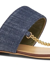 Melide Capri Chain-Link Sandals