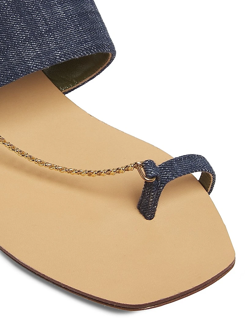 Melide Capri Chain-Link Sandals