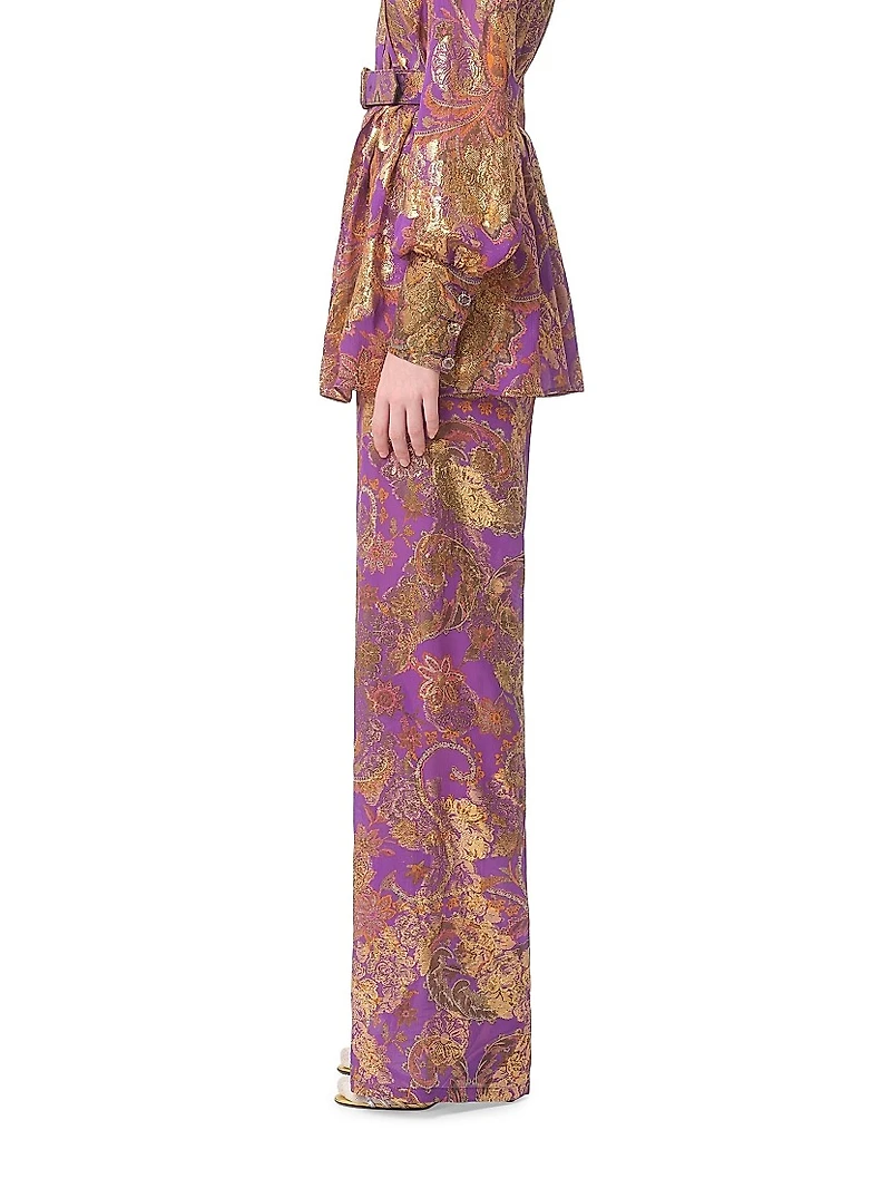 Pants Fil Coupe Lame Cachemire Apres L'hiver