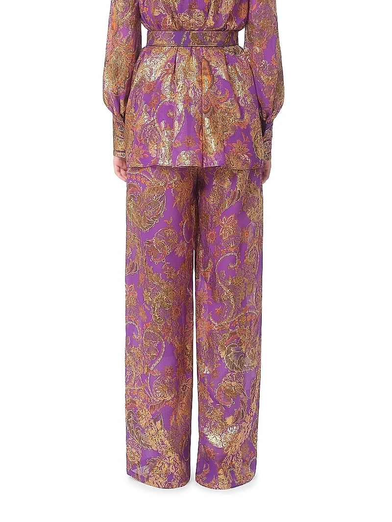 Pants Fil Coupe Lame Cachemire Apres L'hiver