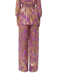 Pants Fil Coupe Lame Cachemire Apres L'hiver